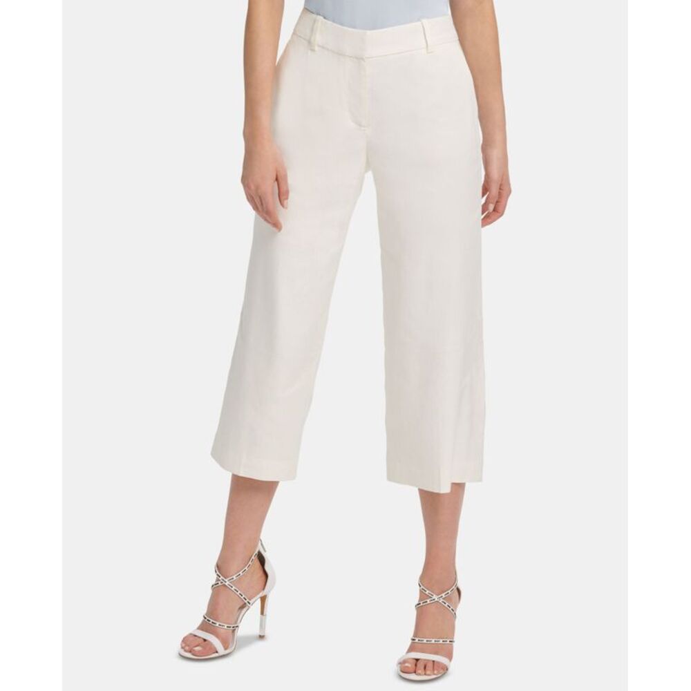 DKNY Cropped Wide Leg Pants